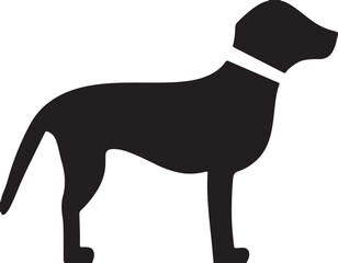 Obraz premium The dog simple icon. Vector ICON all icon Viktor,.