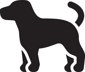 The dog simple icon. Vector ICON all icon Viktor,.