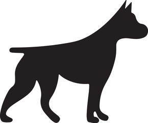 The dog simple icon. Vector ICON all icon Viktor,.