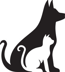 The dog simple icon. Vector ICON all icon Viktor