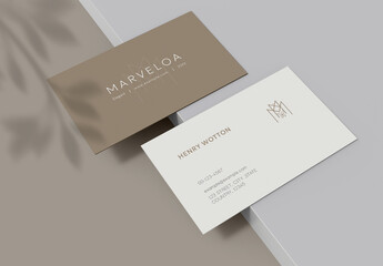 Modern & Minimal Business Card Design Template