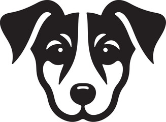 The dog simple icon. Vector ICON all icon Viktor