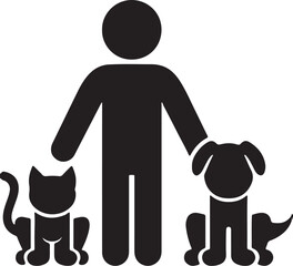 The dog simple icon. Vector ICON all icon Viktor.