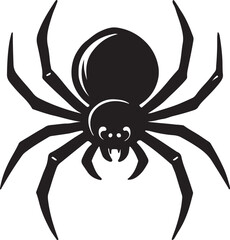 spider isolated on white background