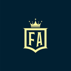 initials law firm logo design vector