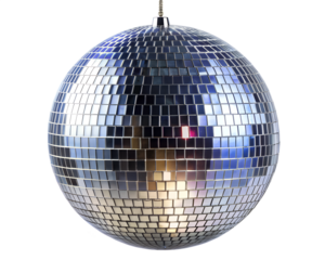 disco ball isolated on white