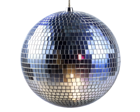 disco ball isolated on white