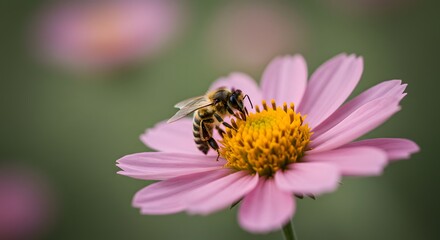 Bee on Flower