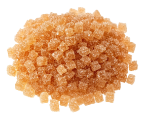 sugar cubes isolated on white