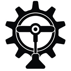 Obraz premium isolated gear puller on white background