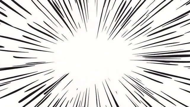 Radial Speed Lines Background