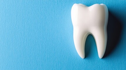 Dental care event tooth model display dentist office educational content clean environment close-up view oral health concept