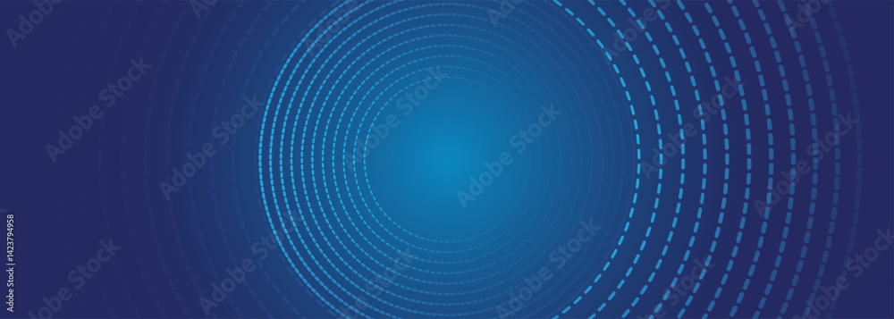 Wall mural bright blue dynamic abstract vector background with diagonal lines. 3d cover of business presentatio