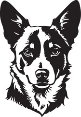 The dog simple icon. Vector ICON all icon Viktor