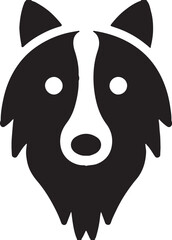 The dog simple icon. Vector ICON all icon Viktor