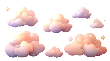 abstract background with clouds