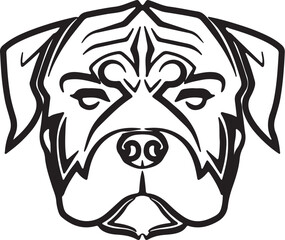 The dog simple icon. Vector ICON all icon Viktor