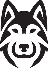 The dog simple icon. Vector ICON all icon Viktor