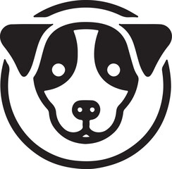 The dog simple icon. Vector ICON all icon Viktor