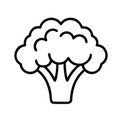 Illustration of broccoli vegetable healthy eating broccoli floret nutrition broccoli plant fresh food diet broccoli