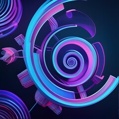 Soft Abstract Texture Background with Flowing Pastel Waves. Vibrant 3D Abstract Dreamscapes Background. Colorfull 3D Background.