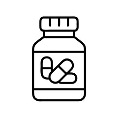 Pills bottle medication medicine healthcare pharmacy drug capsule vitamin prescription treatment remedy