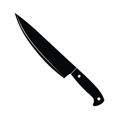  Knife silhouette vector illustration 