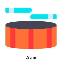 Drums icon vector illustration