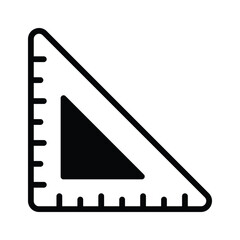 Get this amazing glyph icon of set square