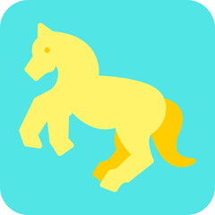 Horse Performing icon vector illustration