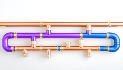 Pipes Art Deco Style