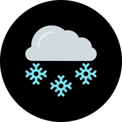 Snowy icon vector illustration