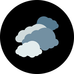 Cloudy icon vector illustration