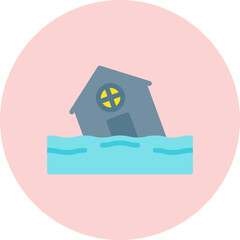 Flood icon vector illustration