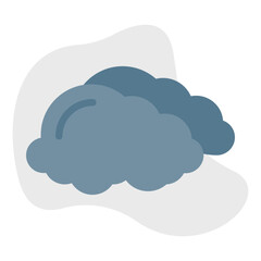 Overcast icon vector illustration
