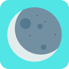 New Moon icon vector illustration