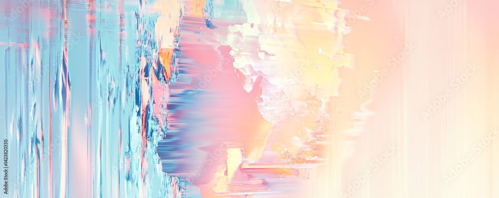 Poster abstract pastel background forming an artistic colorful pattern