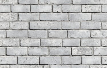 Gray Brick Wall Showing Texture and Structural Characteristics Clearly