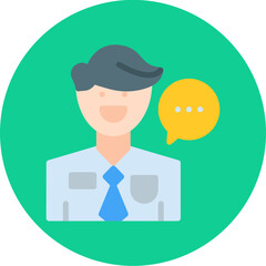 Consultant icon vector illustration