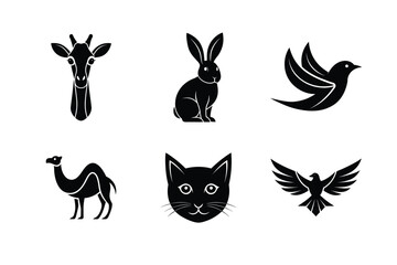 vector set of  aniaml icon logo