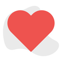 Heart icon vector illustration