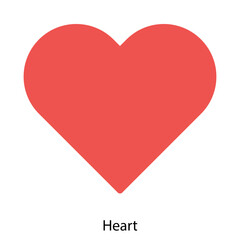 Heart icon vector illustration