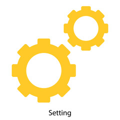 Setting icon vector illustration