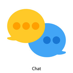 Chat icon vector illustration