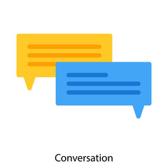 Conversation icon vector illustration