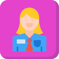 Employee icon vector illustration