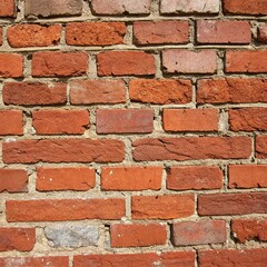 Obraz premium A textured brick wall featuring a vibrant array of colors, showcasing a mix of reds, blues, greens, and yellows.