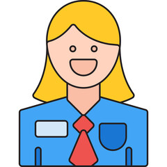 Employee icon vector illustration