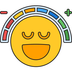 Attitude icon vector illustration