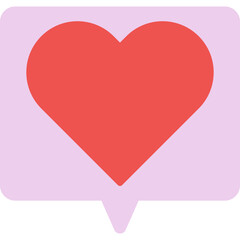 Heart icon vector illustration